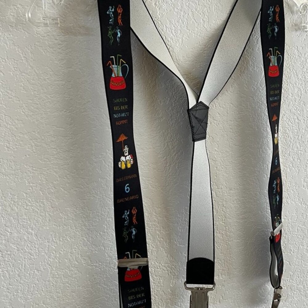 Vintage Oktoberfest Ballermann Suspenders - Picture 5 of 5